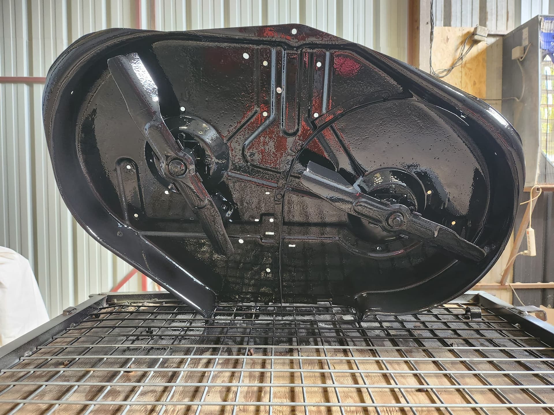 Tondeuse après décapage